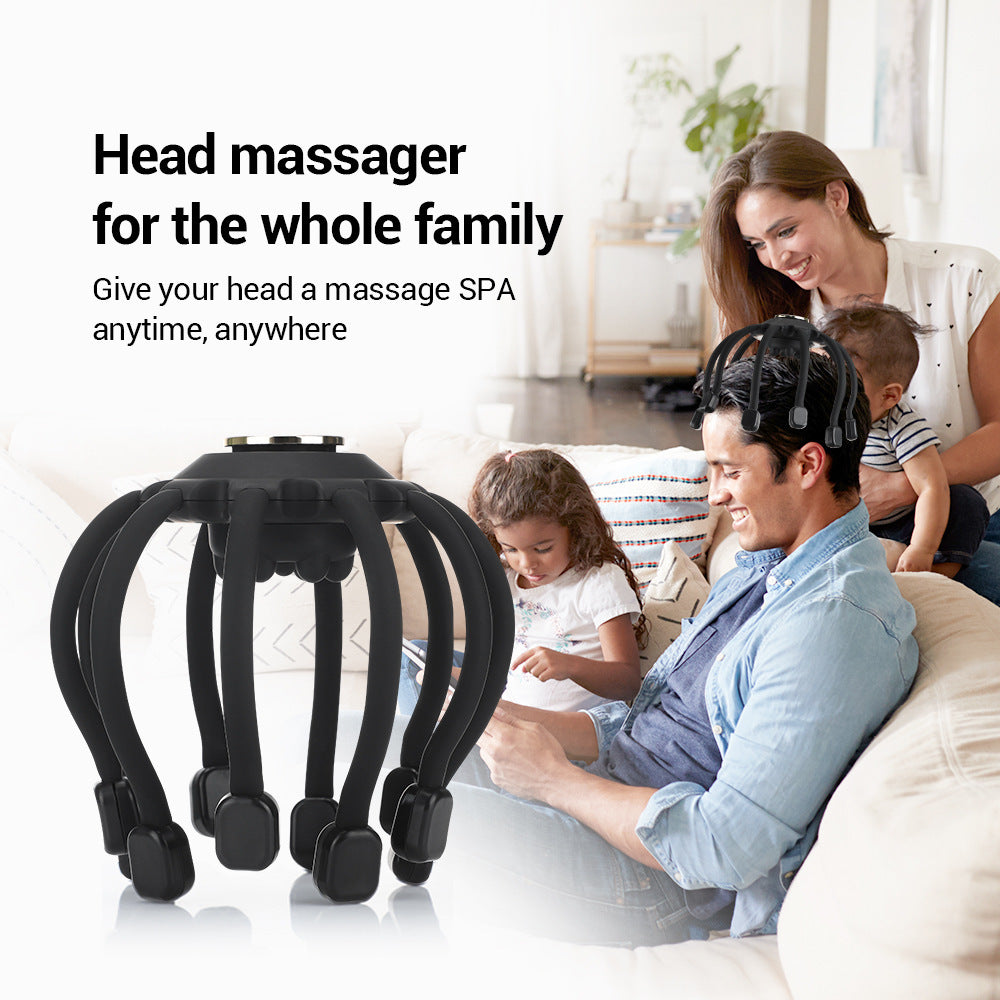 Smart Bluetooth Head Massager
